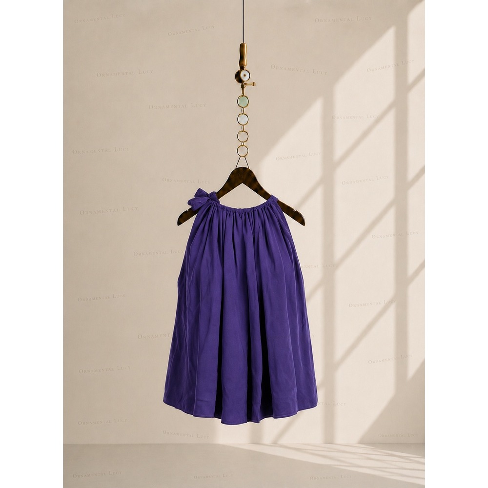 Juan Carlos Obando Case Study #15 Purple Silk Asymmetric Halter Top Size 6
